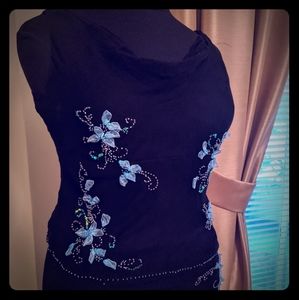 2pc Beaded Skirt and Top Set